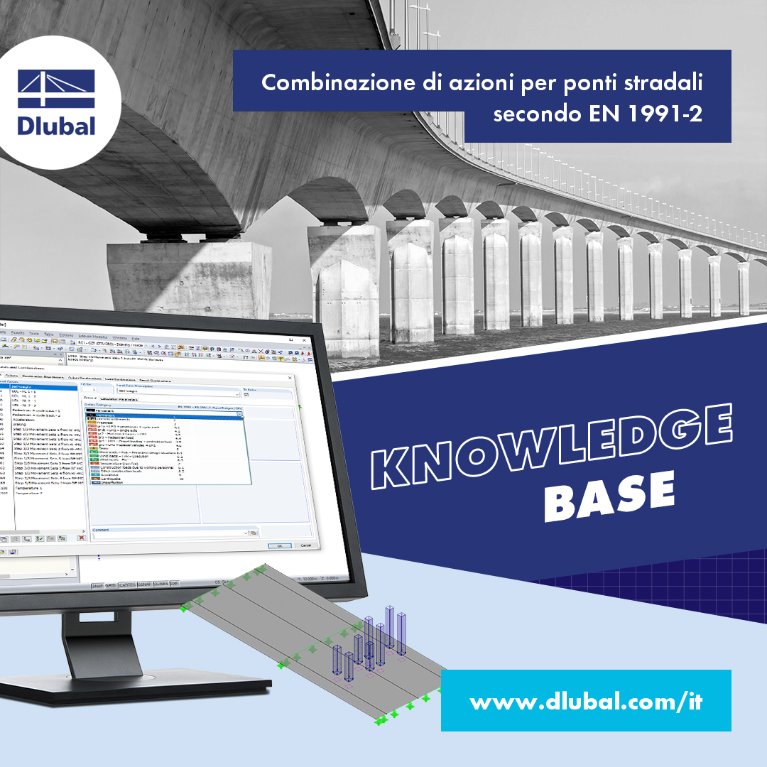Combinazione di azioni per ponti stradali secondo EN 1991-2