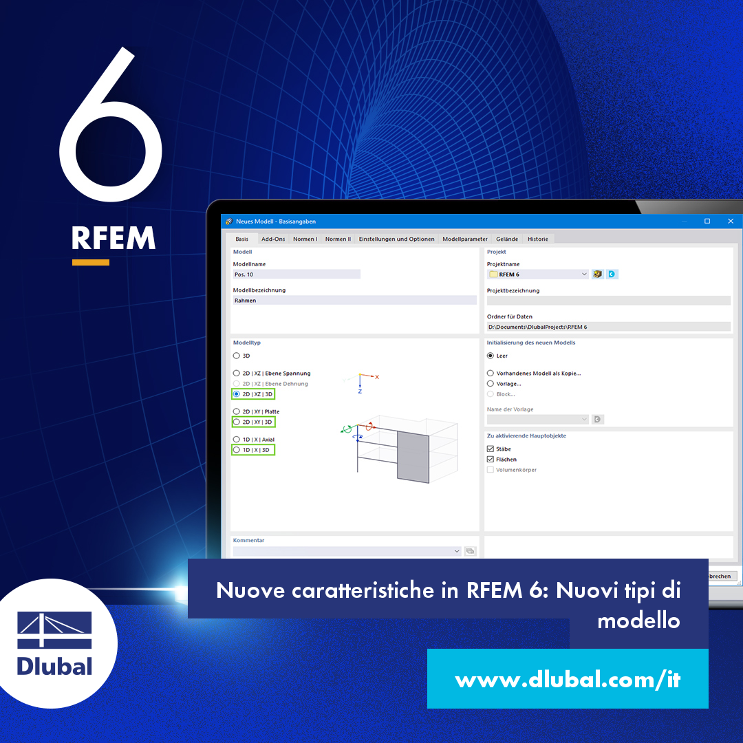 Nuova funzionalità in RFEM 6