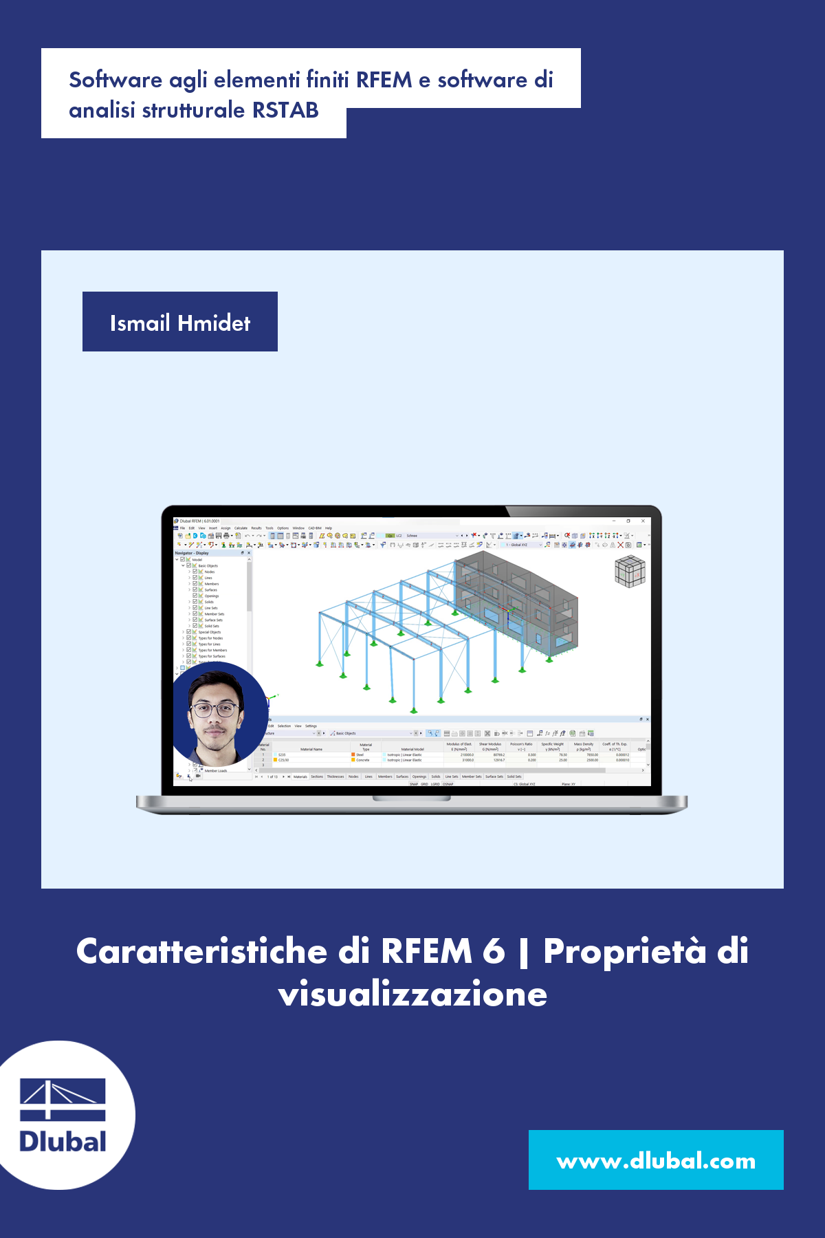 Software agli elementi finiti RFEM e software di analisi strutturale RSTAB