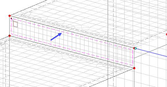 Simbolo delle superfici nella vista modello wireframe