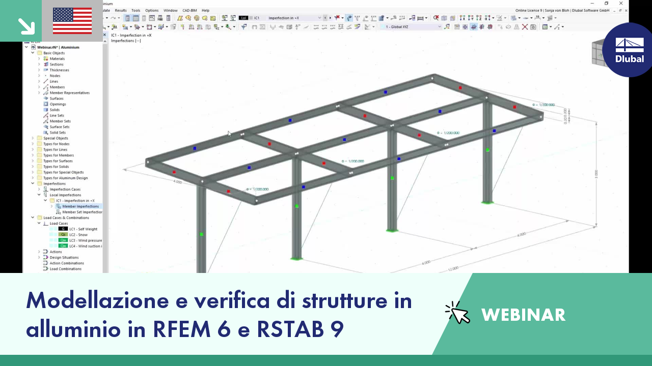 Modellazione e progettazione di strutture in alluminio