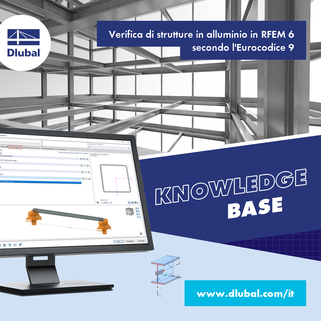 Verifica di strutture in alluminio in RFEM 6 secondo Eurocodice 9