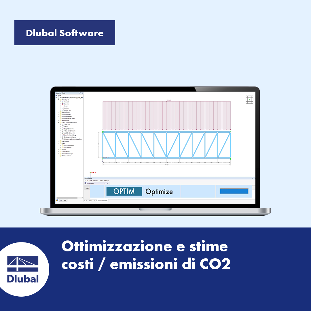 Software agli elementi finiti RFEM e software di analisi strutturale RSTAB