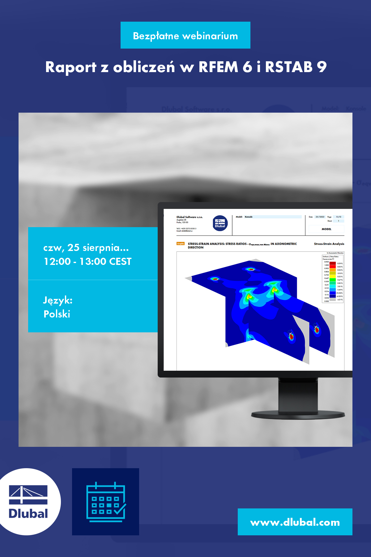 Relazione di verifica in RFEM 6 e RSTAB 9