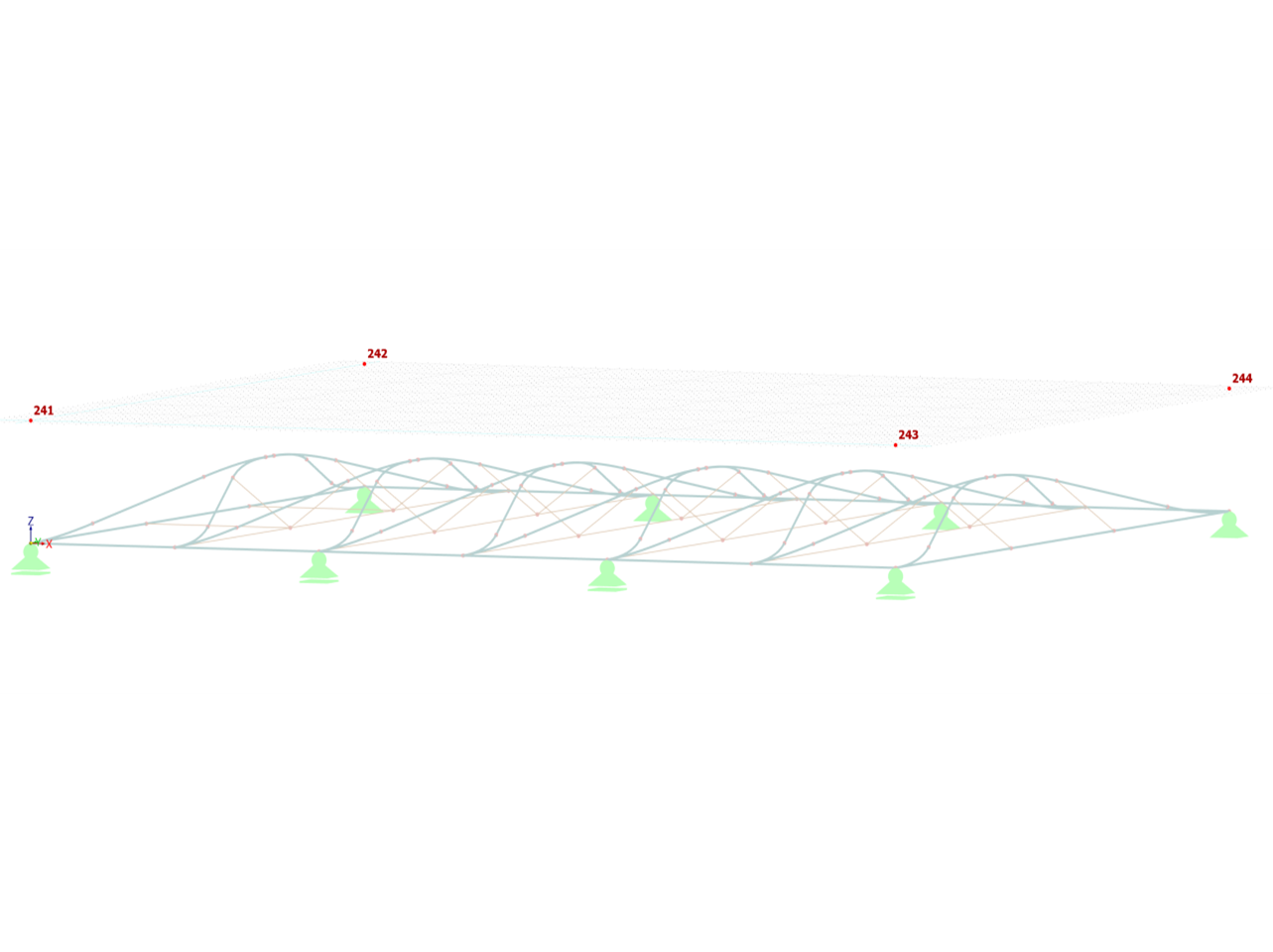 FAQ 005321 | Come posso applicare il carico su strutture non complanari in RFEM 6?