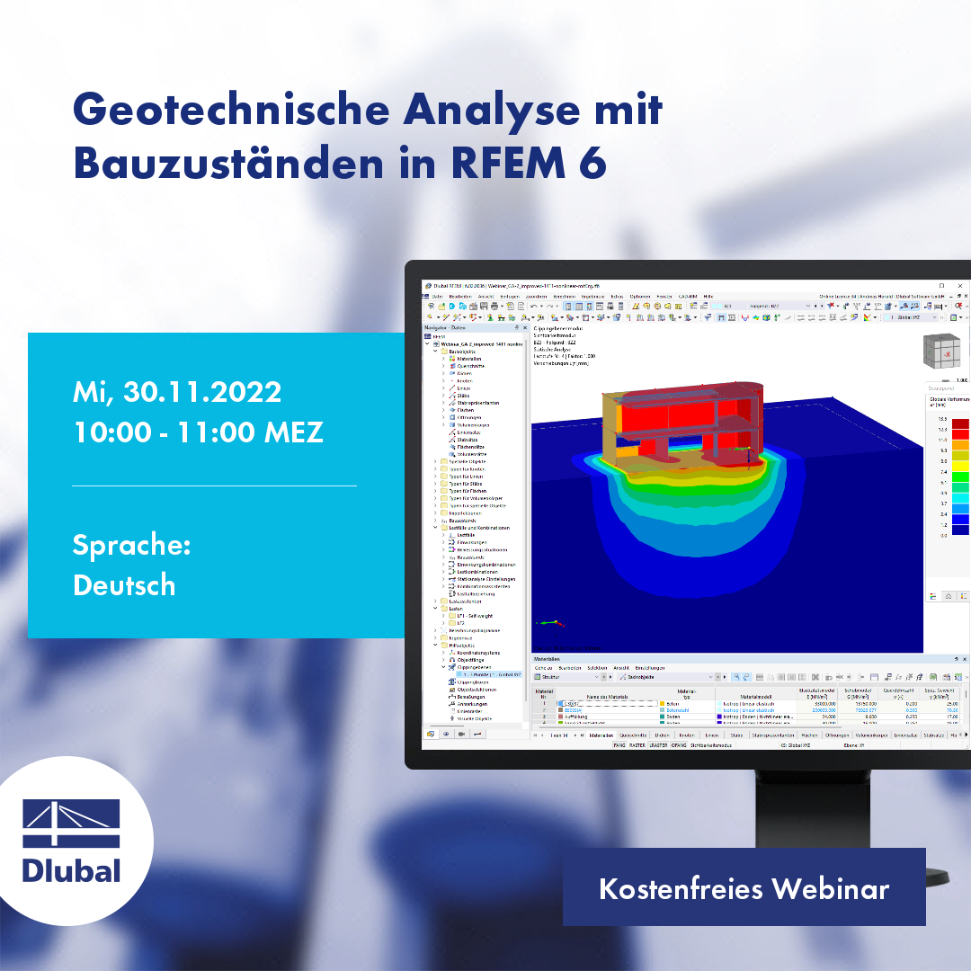 Analisi geotecnica mediante fasi costruttive in RFEM 6