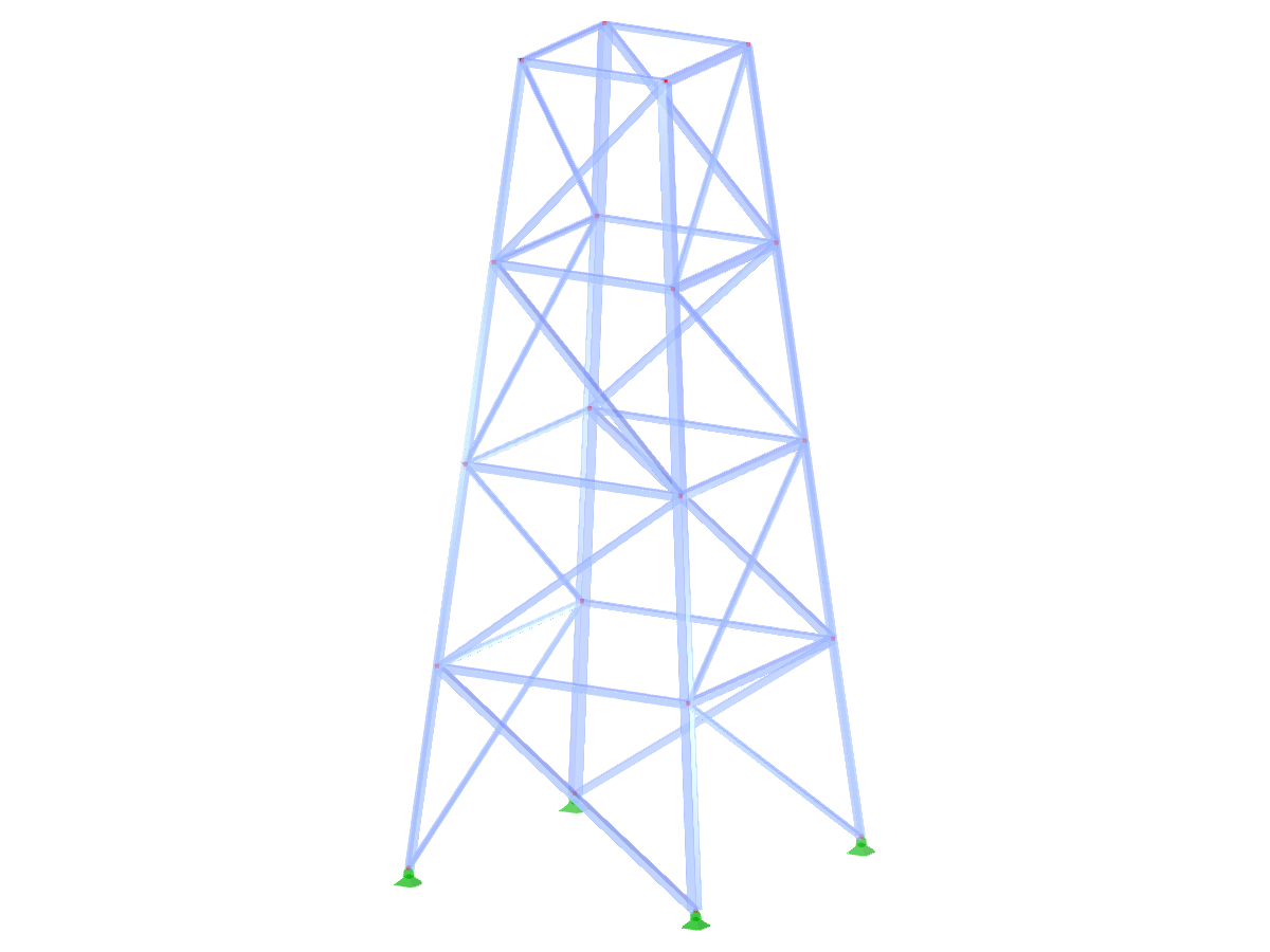 ID modello 2091 | TSR013-a | Torre reticolare