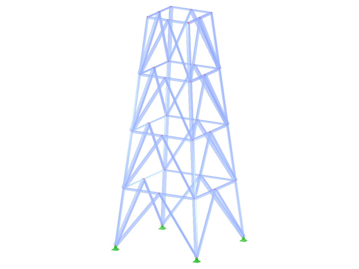 ID modello 2099 | TSR050 | Torre a reticolo