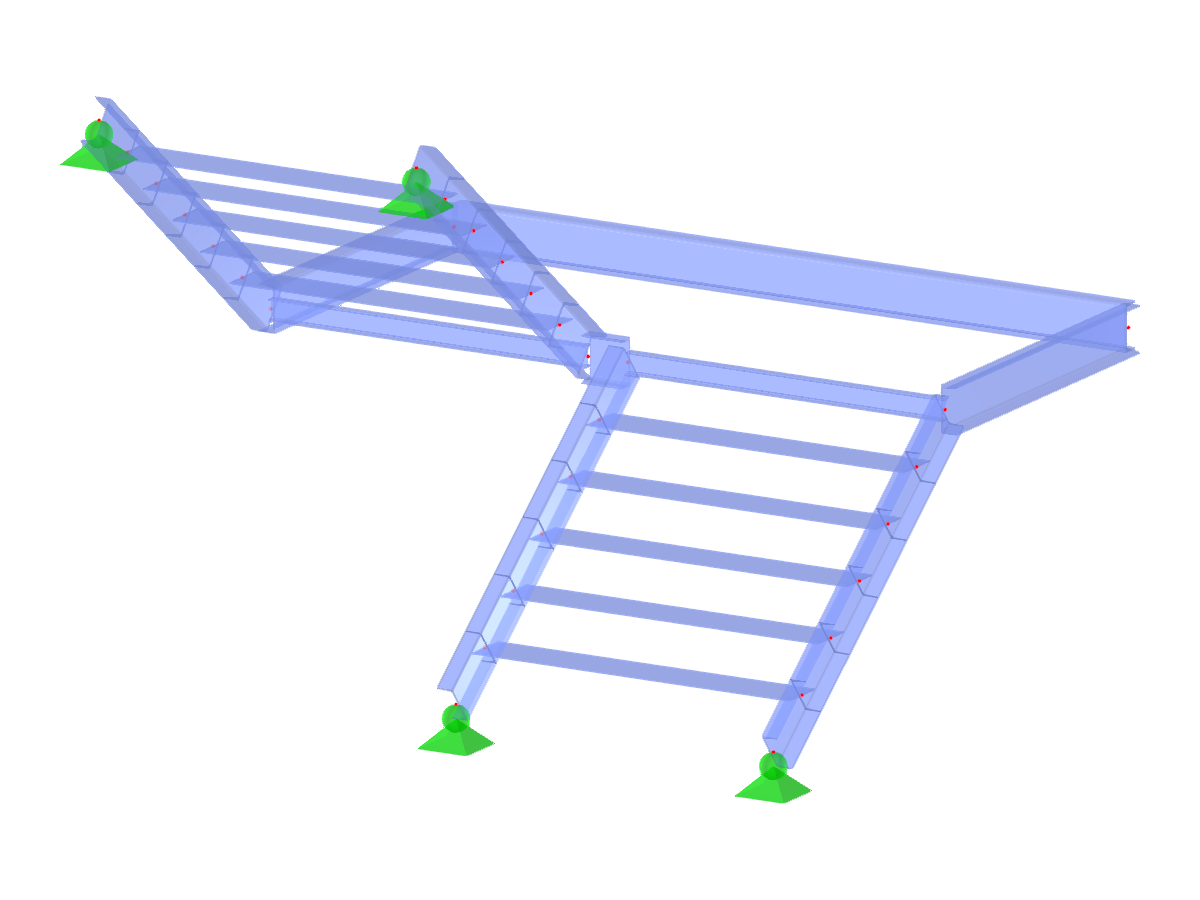 ID modello 3080 | STS004-b | Scale | Due rampe | Mezza torsione (a U, a zigzag) | Su-sinistra