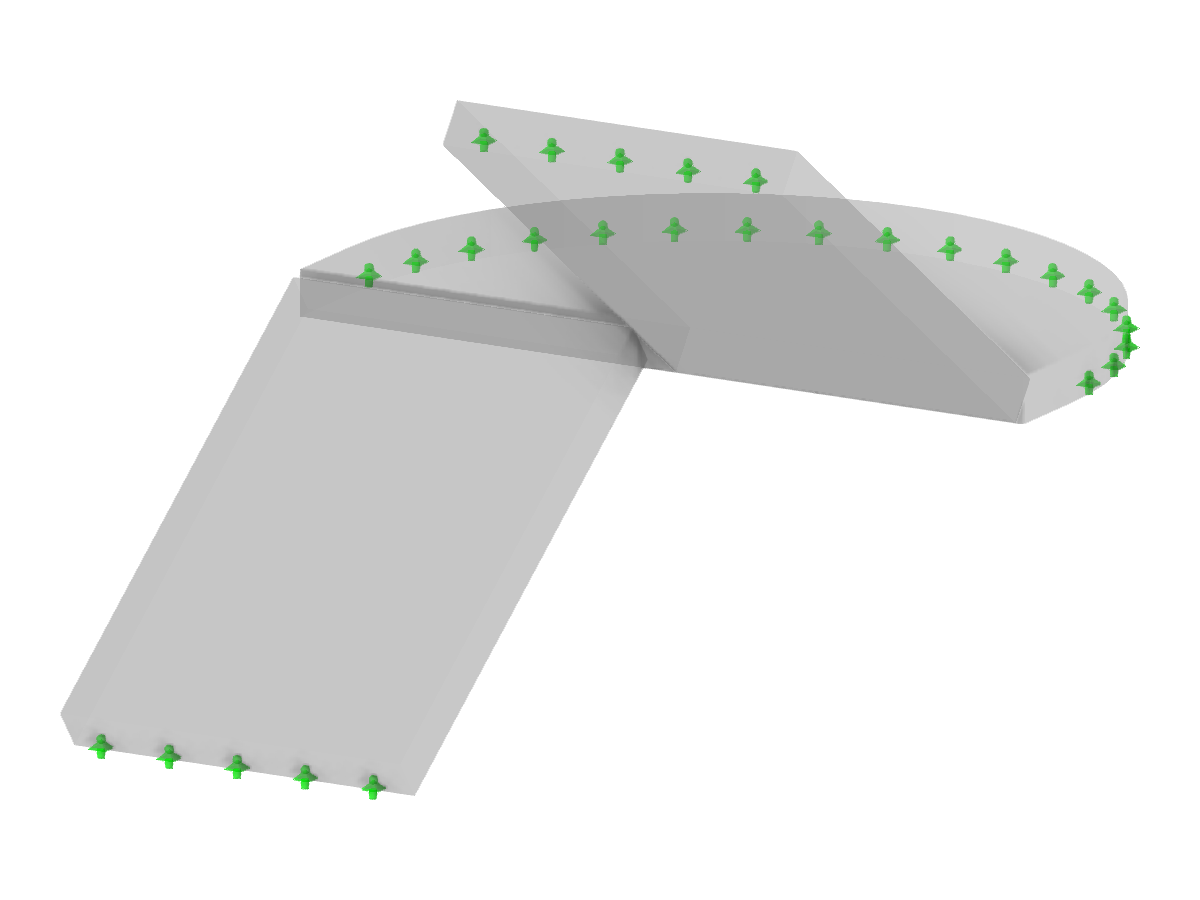 Modello 003916 | STC011 | Scala a due rampe con pianerottolo circolare