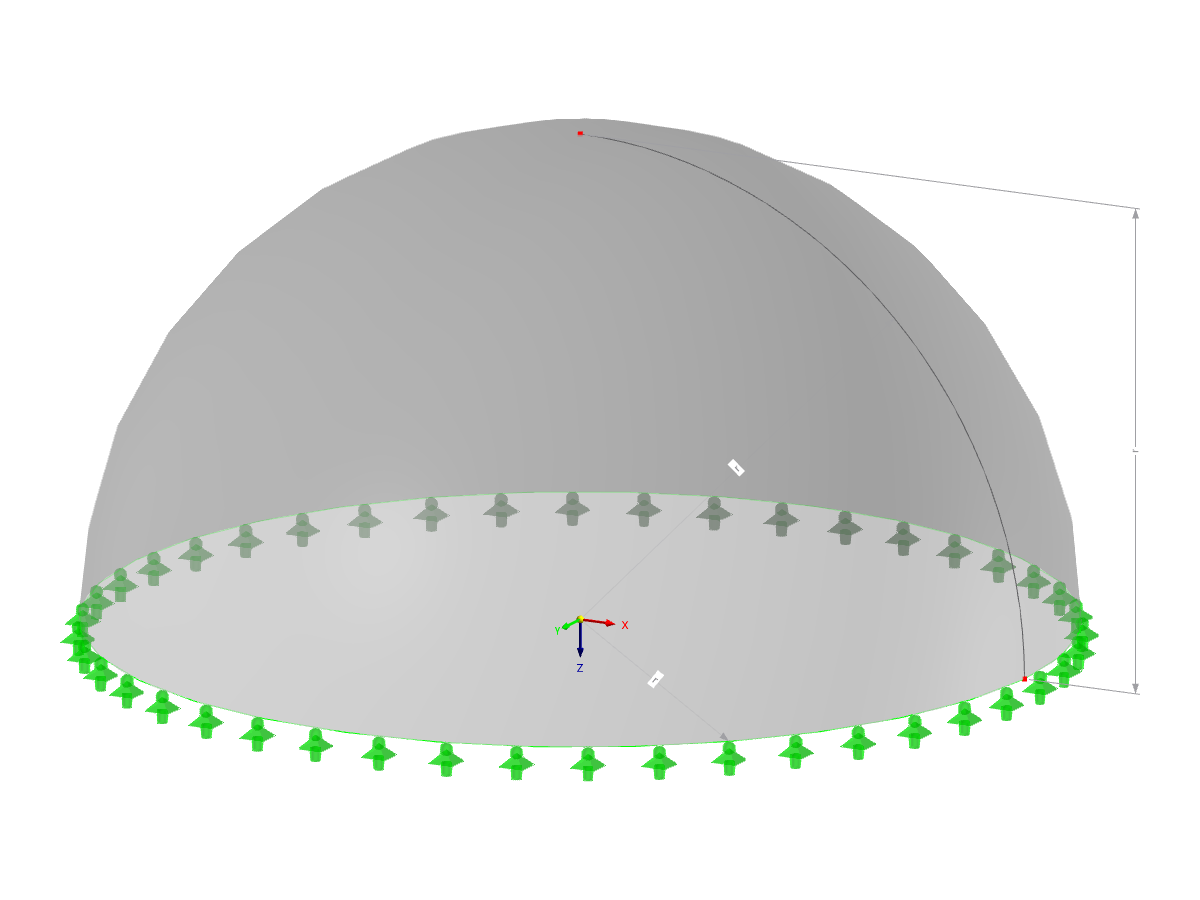 Modello 000570 | SHD001 | Volta a cupola con parametri