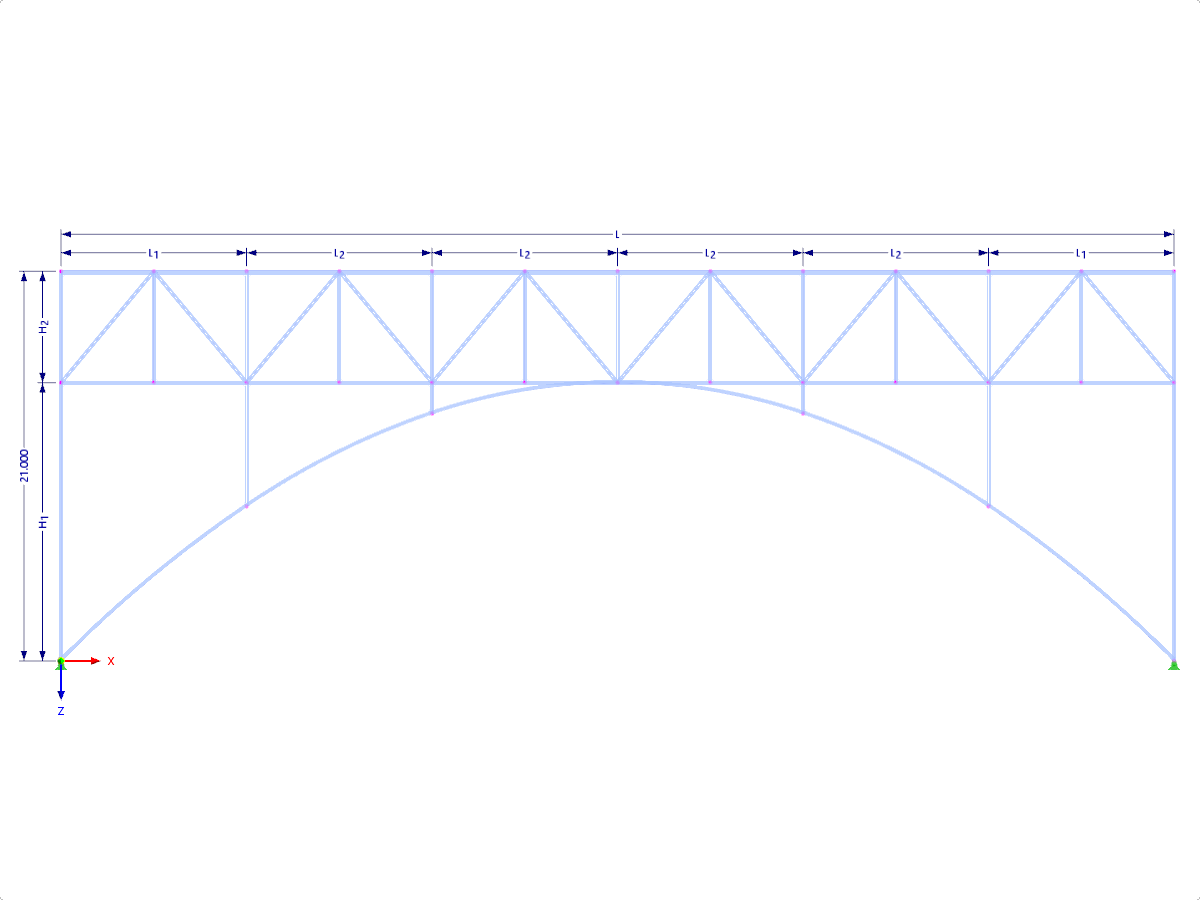 Modello 001915 | FTZ150p-crv | Parabolica - Accordo inferiore arcuato con parametri