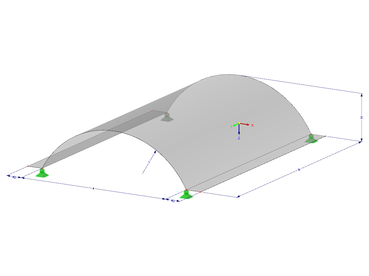 Modello 002024 | SHC021 | Volta a botte con parametri