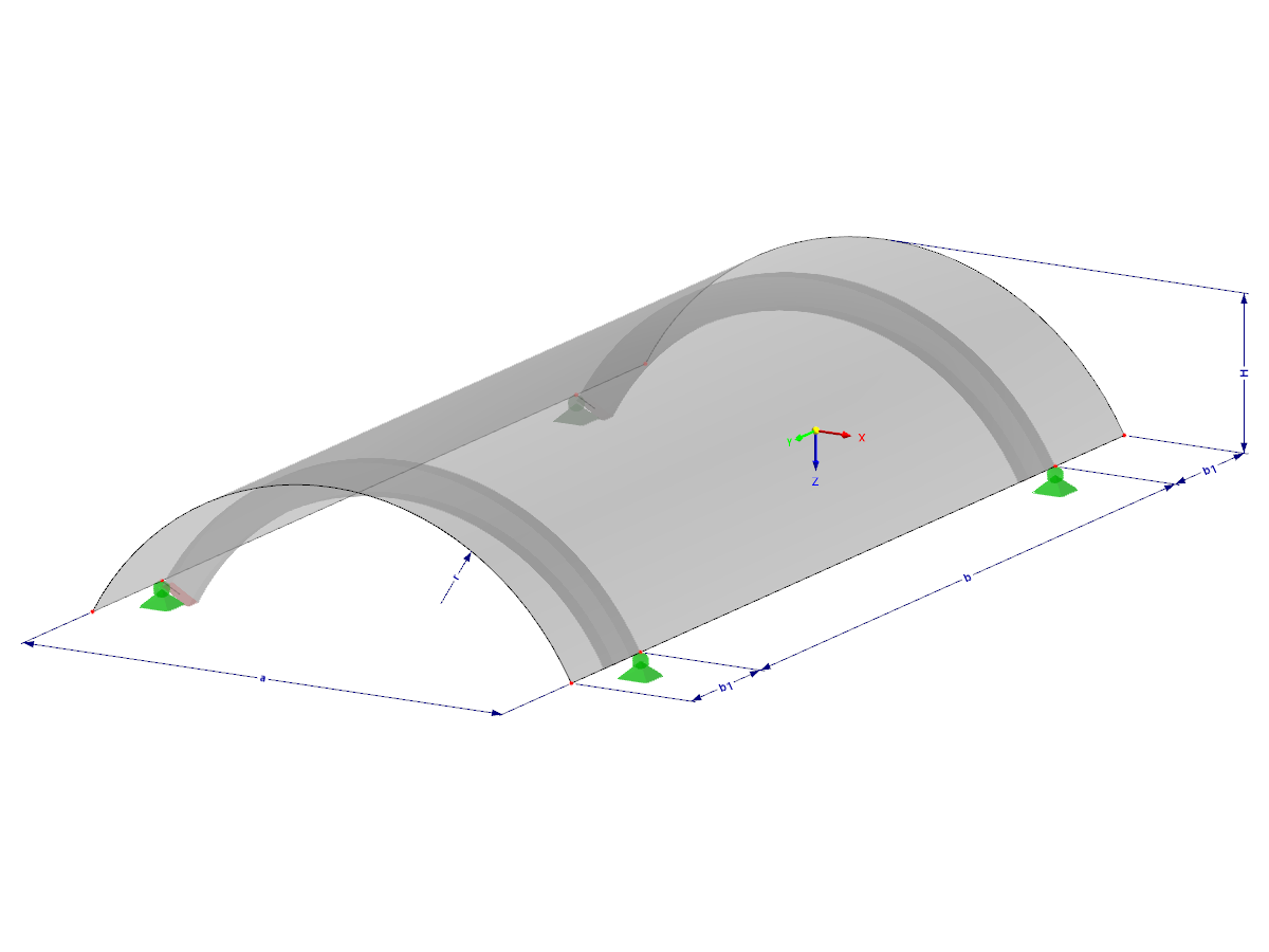 Modello 002041 | SHC029 | Volta a botte con parametri