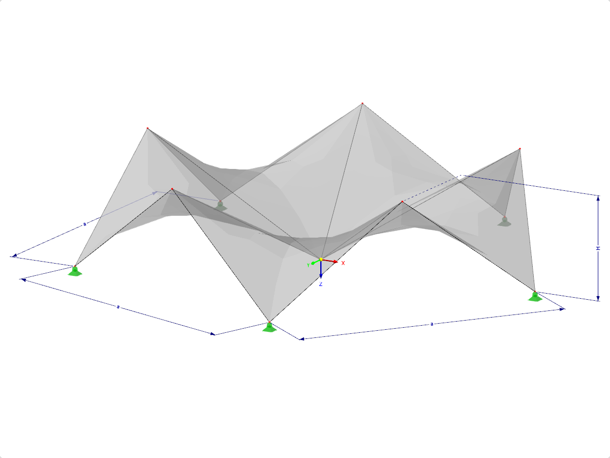 Modello 002125 | SHH070 | Input via Number of Sides (5 or More), Length of It and Height, with Parameters