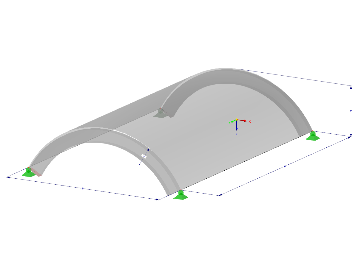 Modello 002465 | SHC028 | Volta a botte con parametri