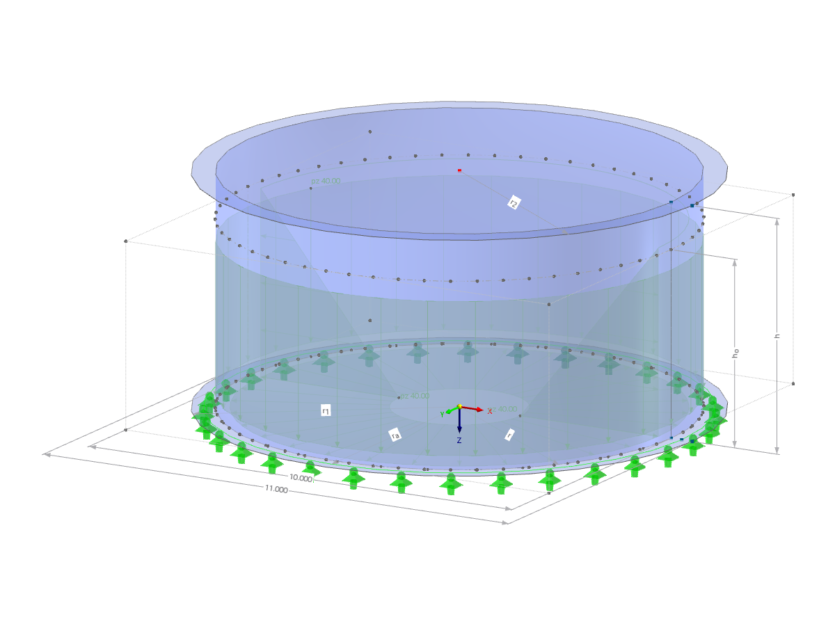 Modello 002750 | SIC005-a | Silo con parametri