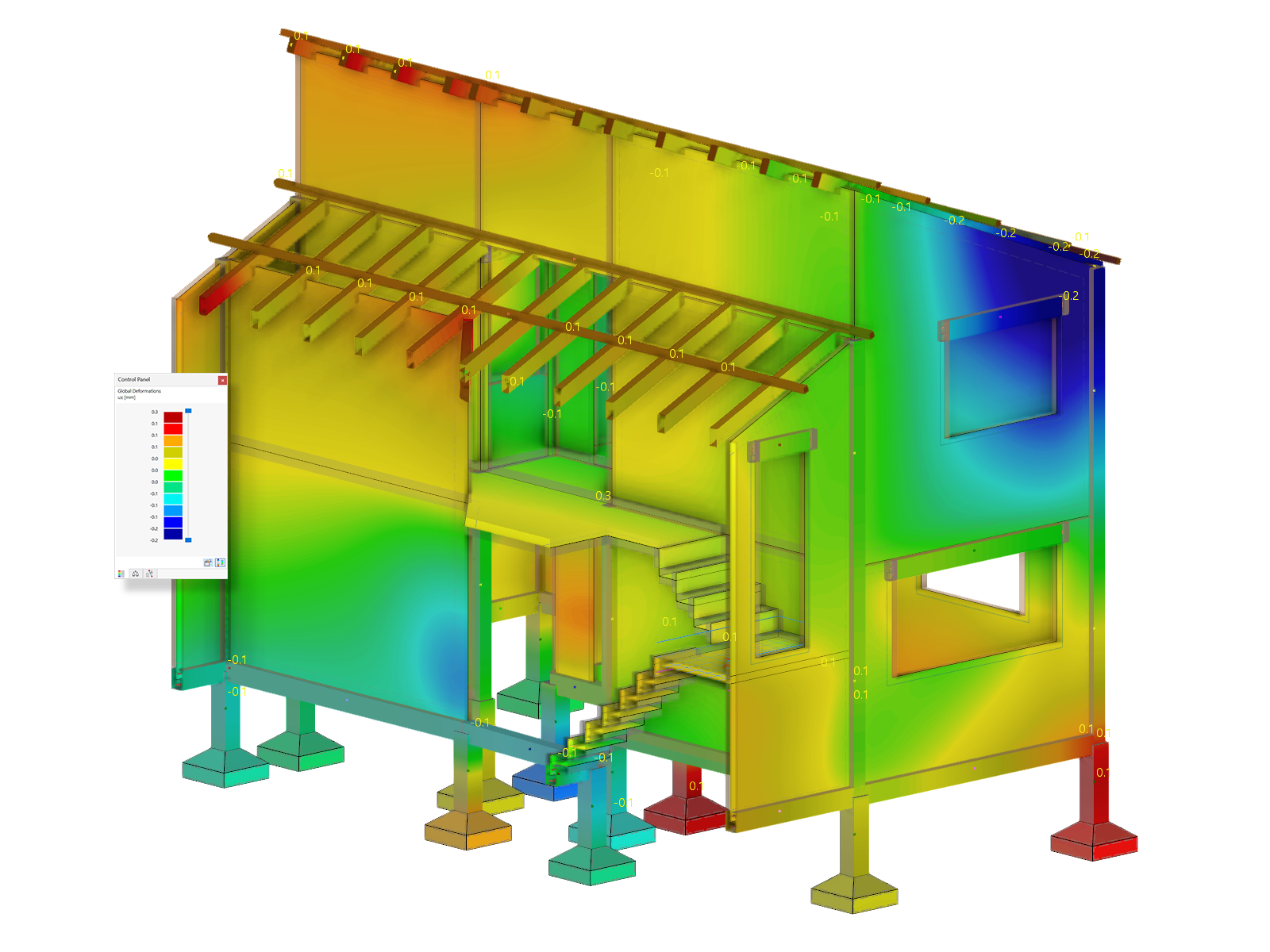 Sezione 3D | Deformazione globale