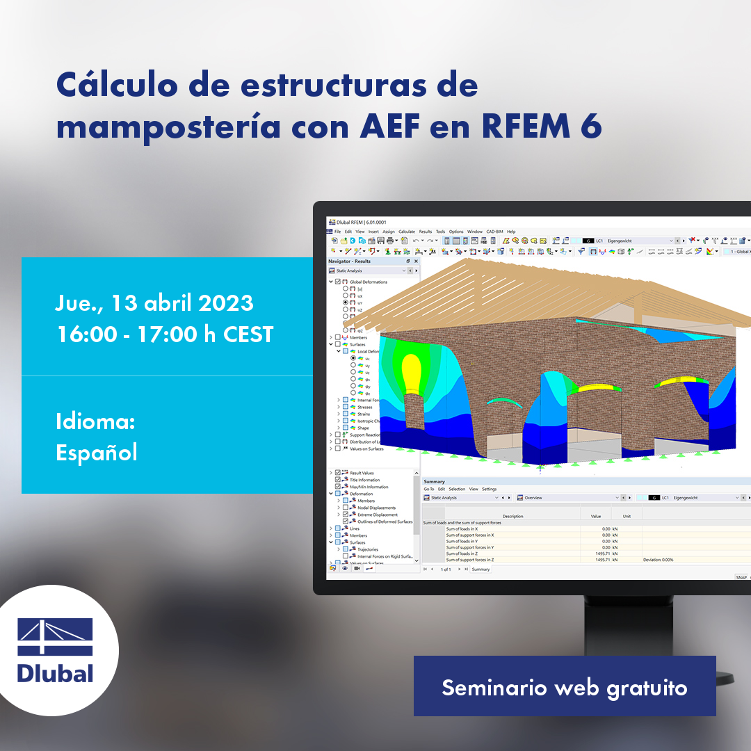 Calcolo di strutture in muratura con AEF in RFEM 6