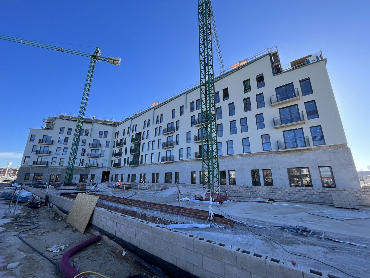 Complesso residenziale con sistema industrializzato Steel Framing a Torrejón de Ardoz (© AFCA Teccon)