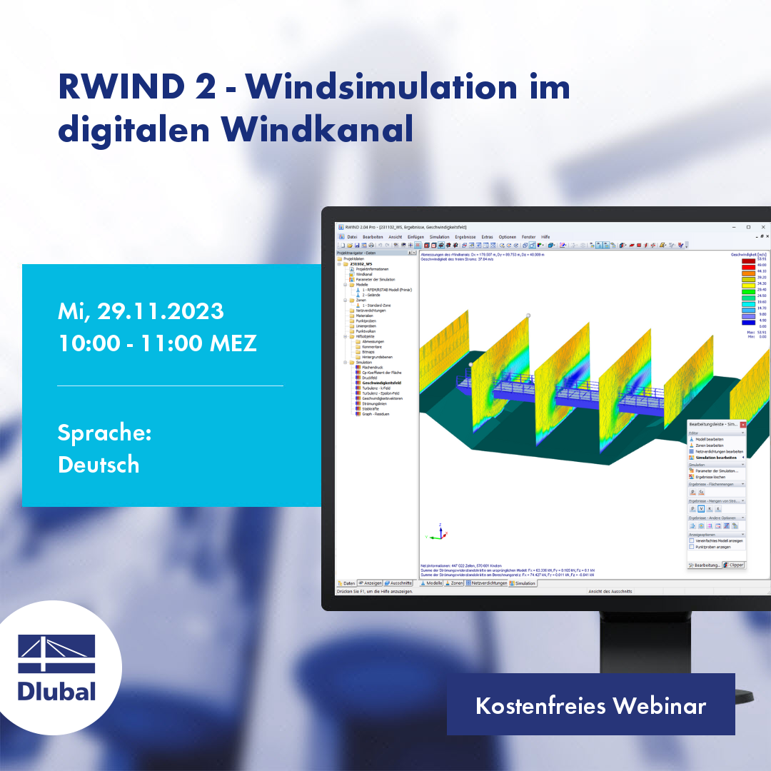 RWIND 2 - Simulazione del vento nella galleria del vento digitale