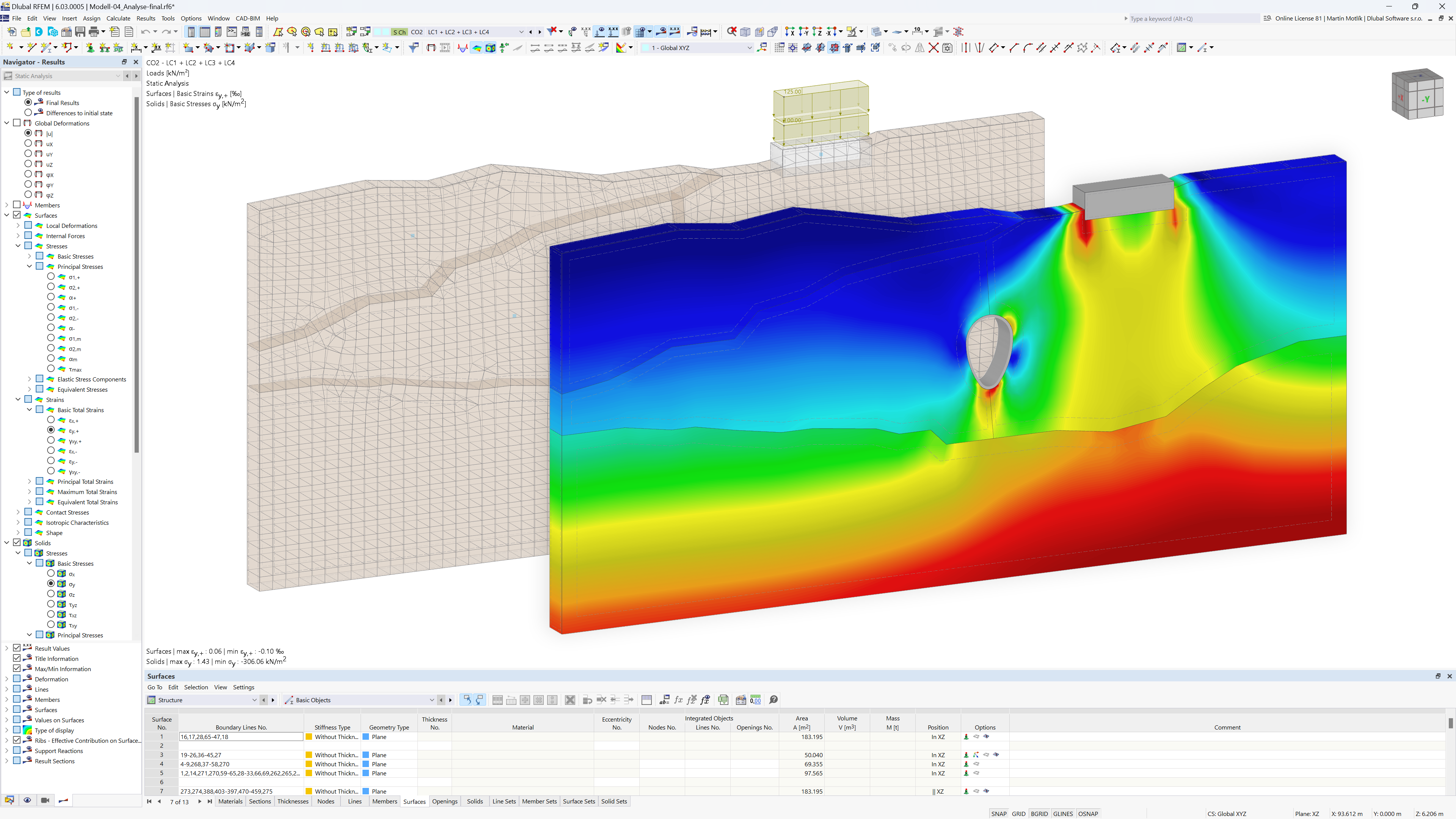 Banner C | Verifica alluminio per RFEM 6 | Resistenza della sezione