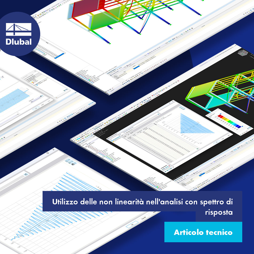 Utilizzo delle non linearità nell'analisi con spettro di risposta