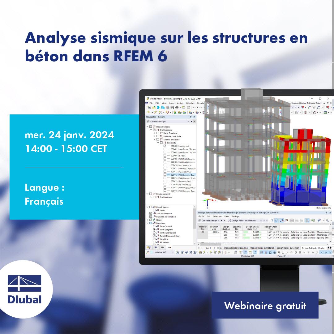 Analisi sismica su strutture in calcestruzzo in RFEM 6