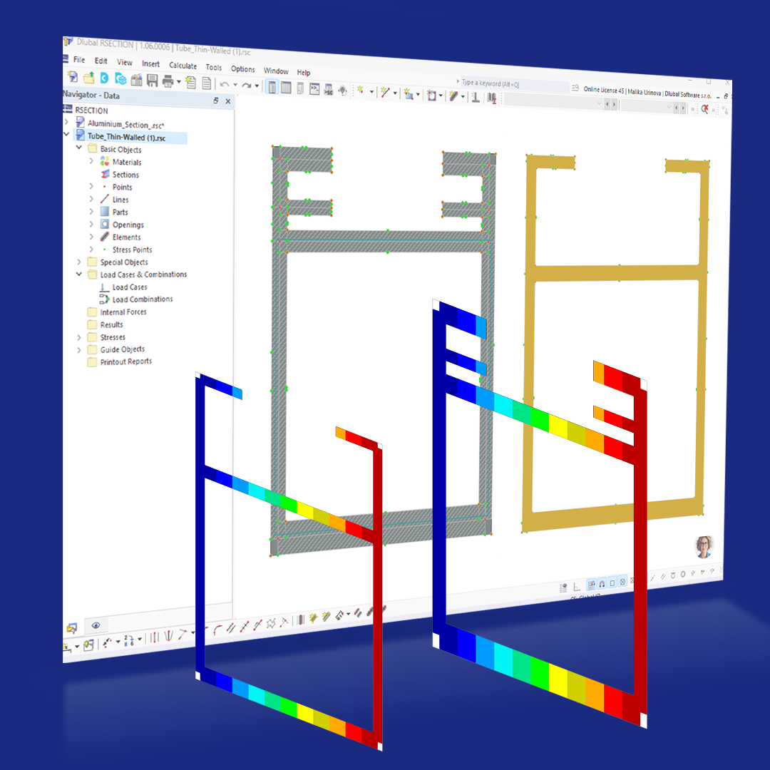 Webinar registrato | Modellazione di sezioni trasversali e analisi delle tensioni in RSECTION 1