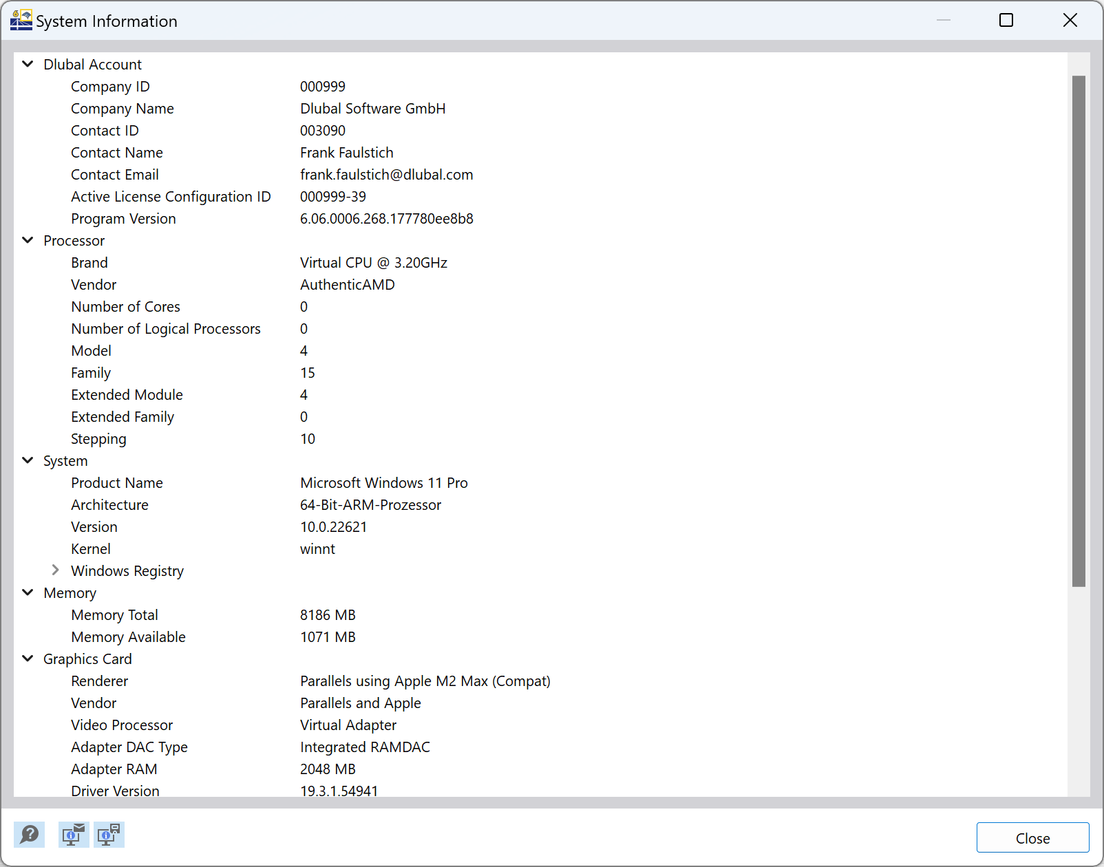 FAQ 005517 | Dove posso trovare il numero di versione di RFEM 6/RSTAB 9?