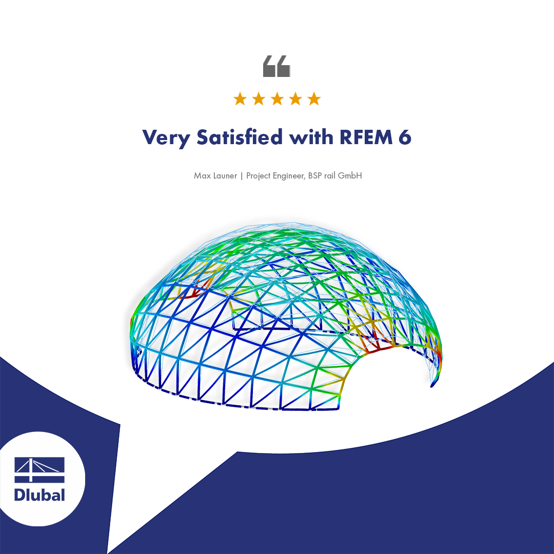 Recensioni clienti | Molto soddisfatto di RFEM 6