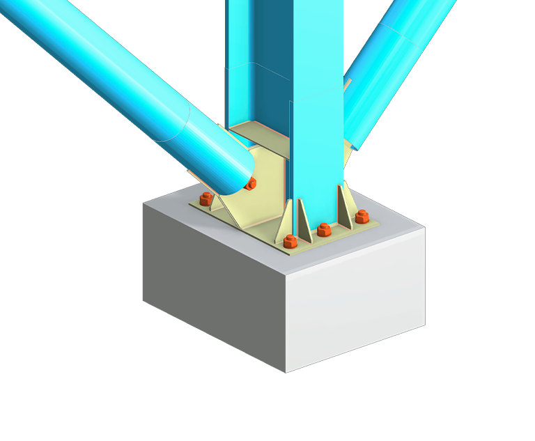 Collegamenti per strutture in acciaio | fondazione