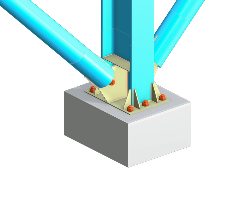 Collegamenti per strutture in acciaio | fondazione