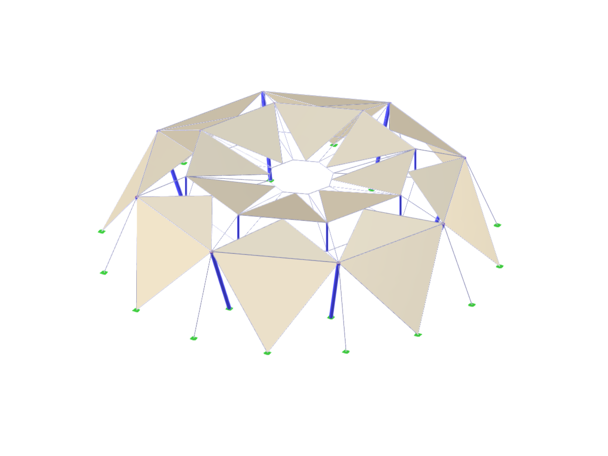 Copertura leggera con membrana