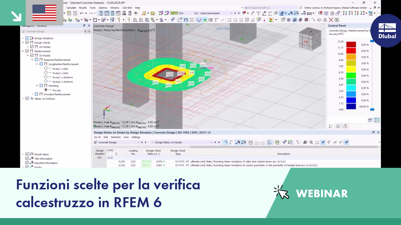 VG 005051 | WEBINAR | Funzioni scelte per la verifica calcestruzzo in RFEM 6