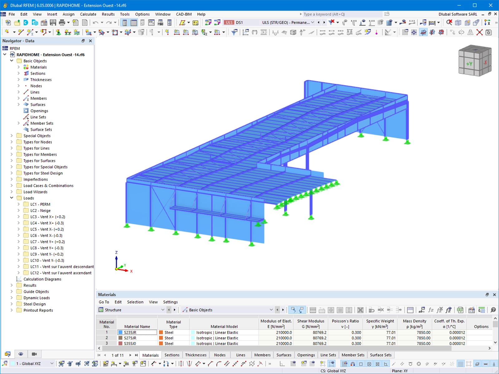 Modello di estensione in RFEM