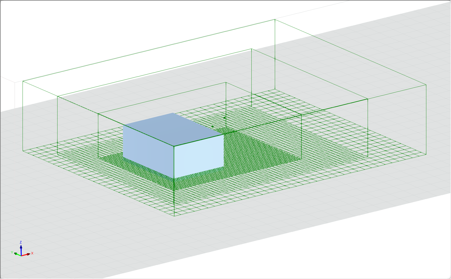 Interfaccia di visualizzazione delle impostazioni standard di raffinamento della mesh | Configurazione manuale di RWIND