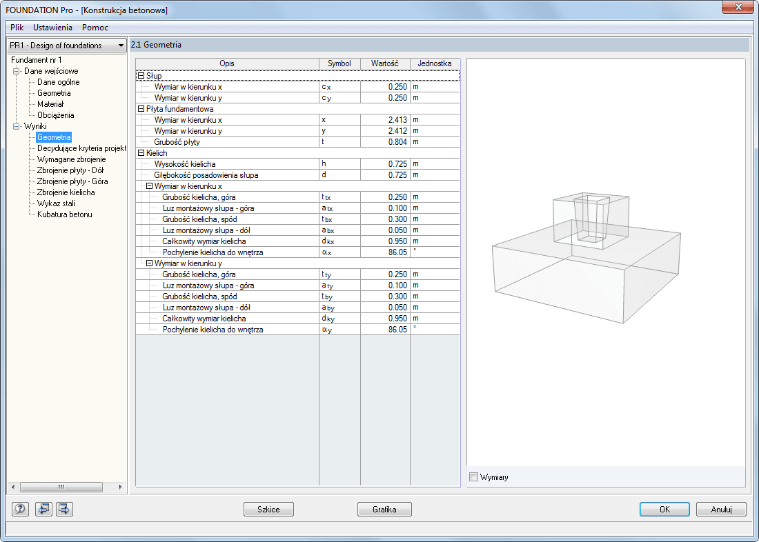 Maske 2.1 Geometrie