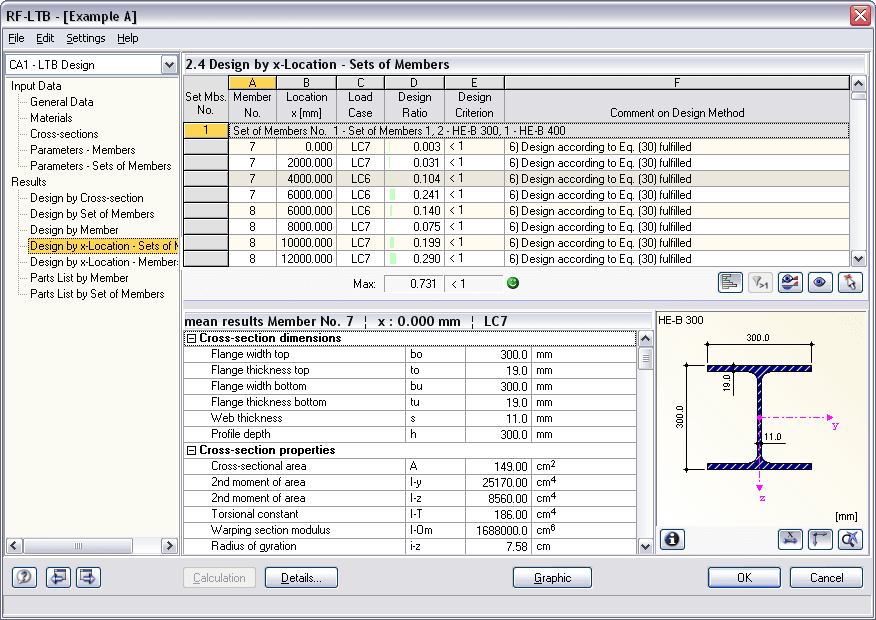 2.4 Nachweise x-stellenweise - Stabsätze