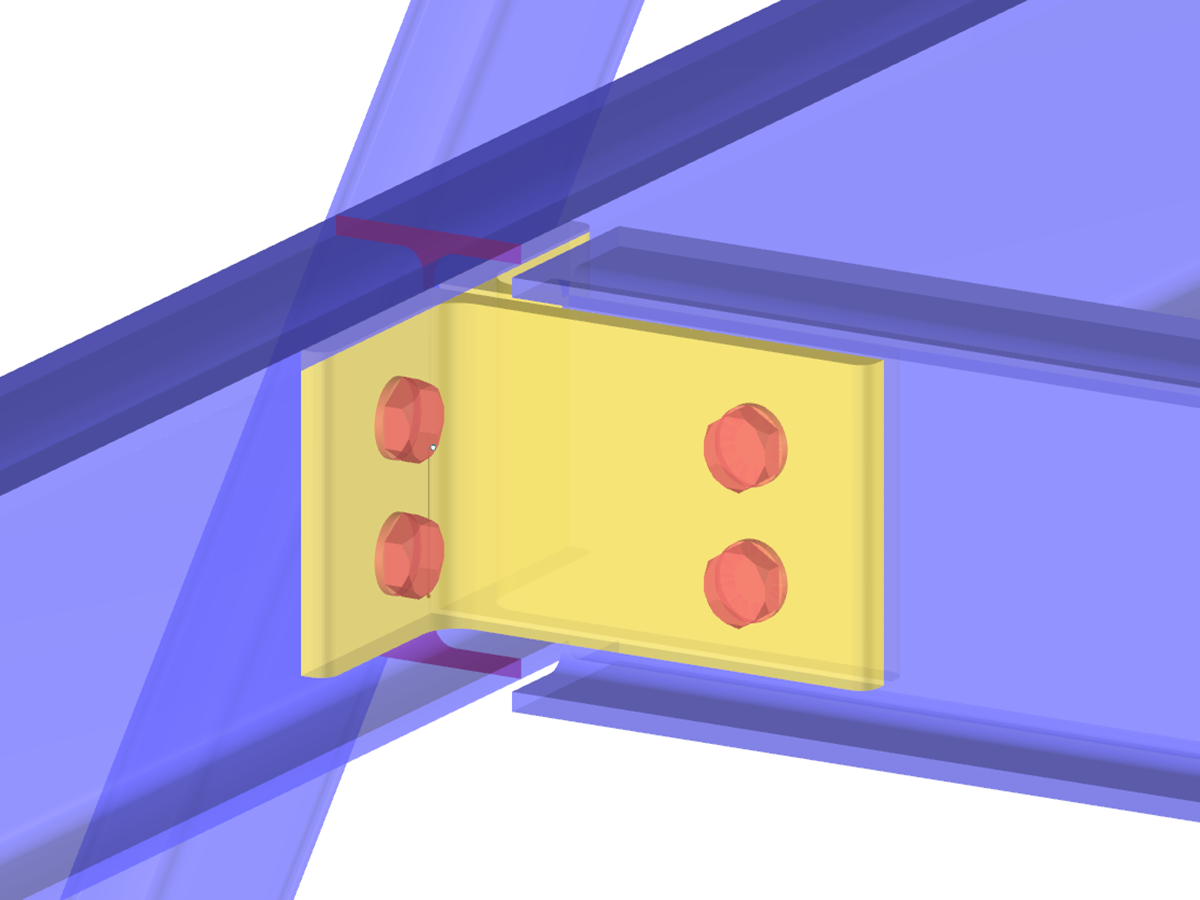 RF-/JOINTS Steel - DSTV moduł dodatkowy  dla RFEM/RSTAB | Połączenia standardowe w konstrukcjach stalowych zgodnie z EC 3