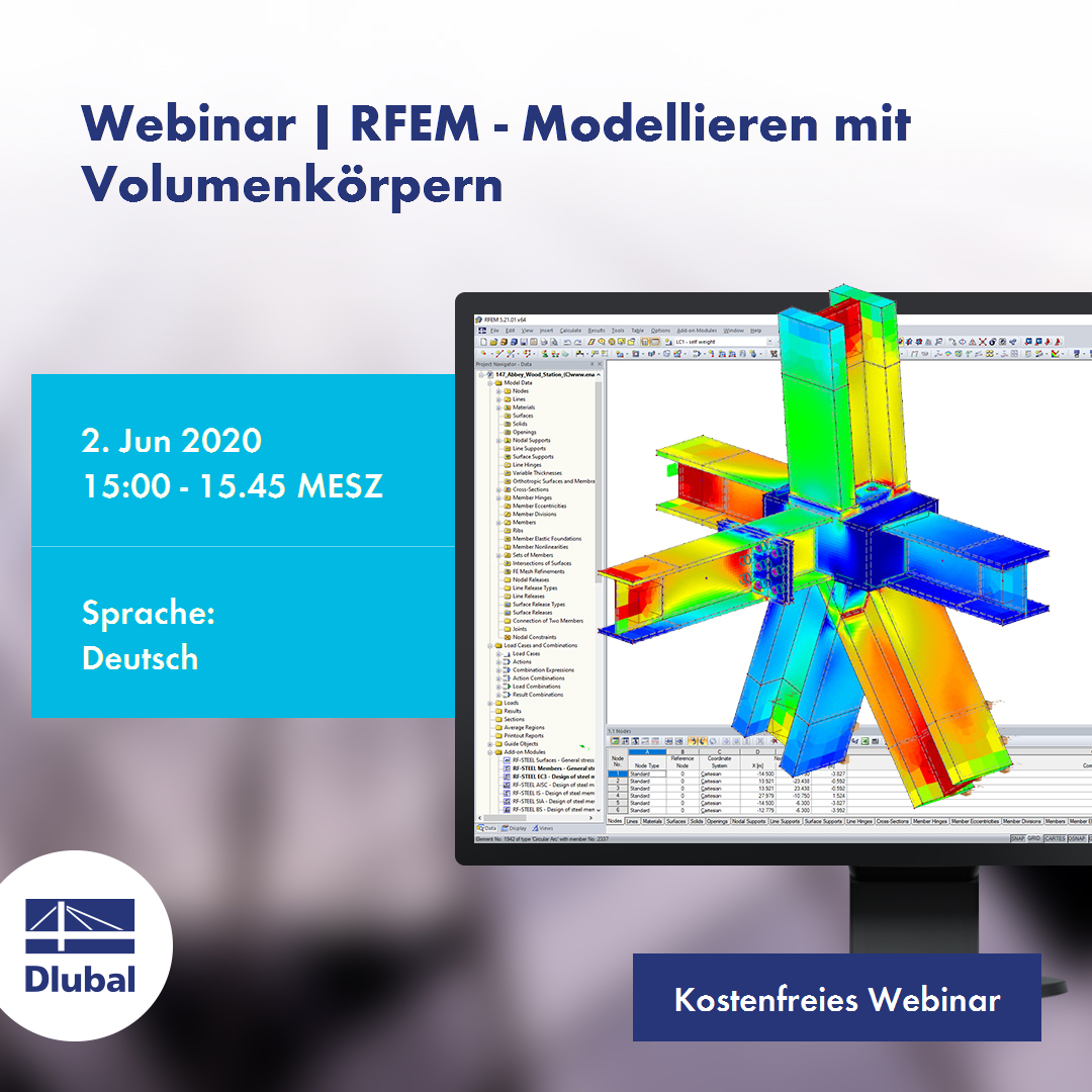 Webinarium | RFEM - Modelowanie przy użyciu brył