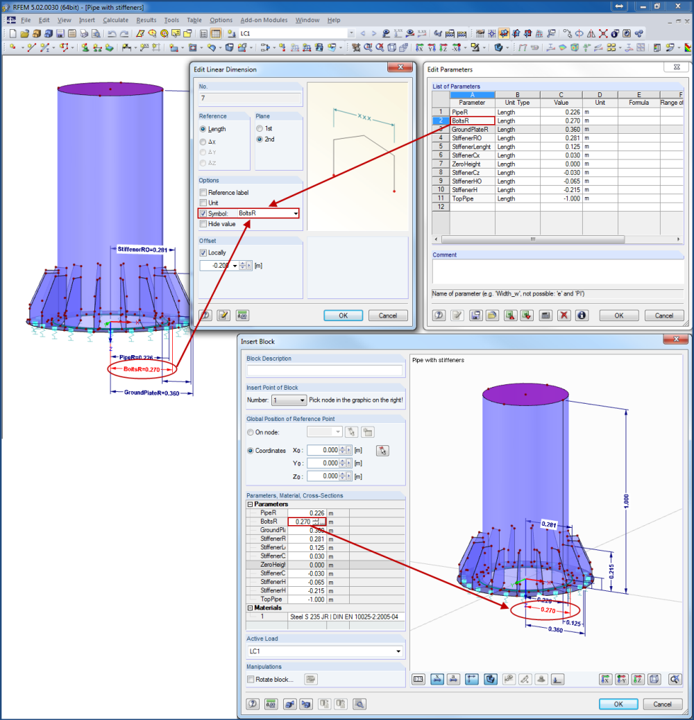 Edytować parametry