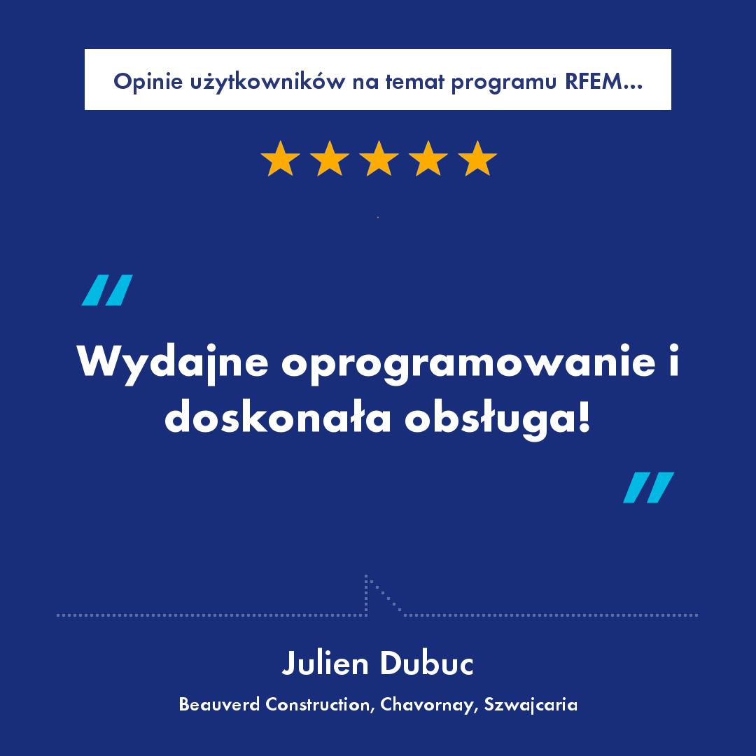 Opinie użytkowników na temat programu RFEM opartego na MES