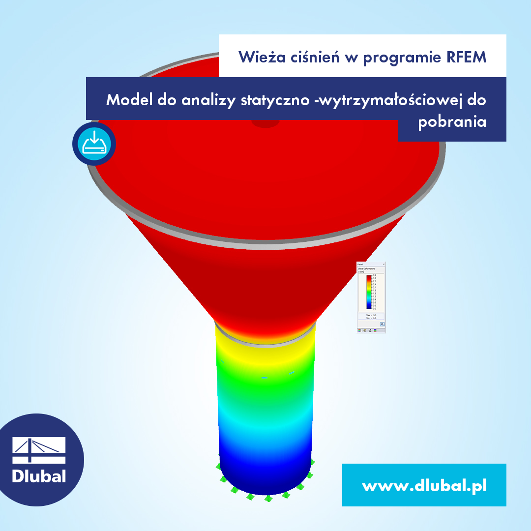 Wieża ciśnień w programie RFEM