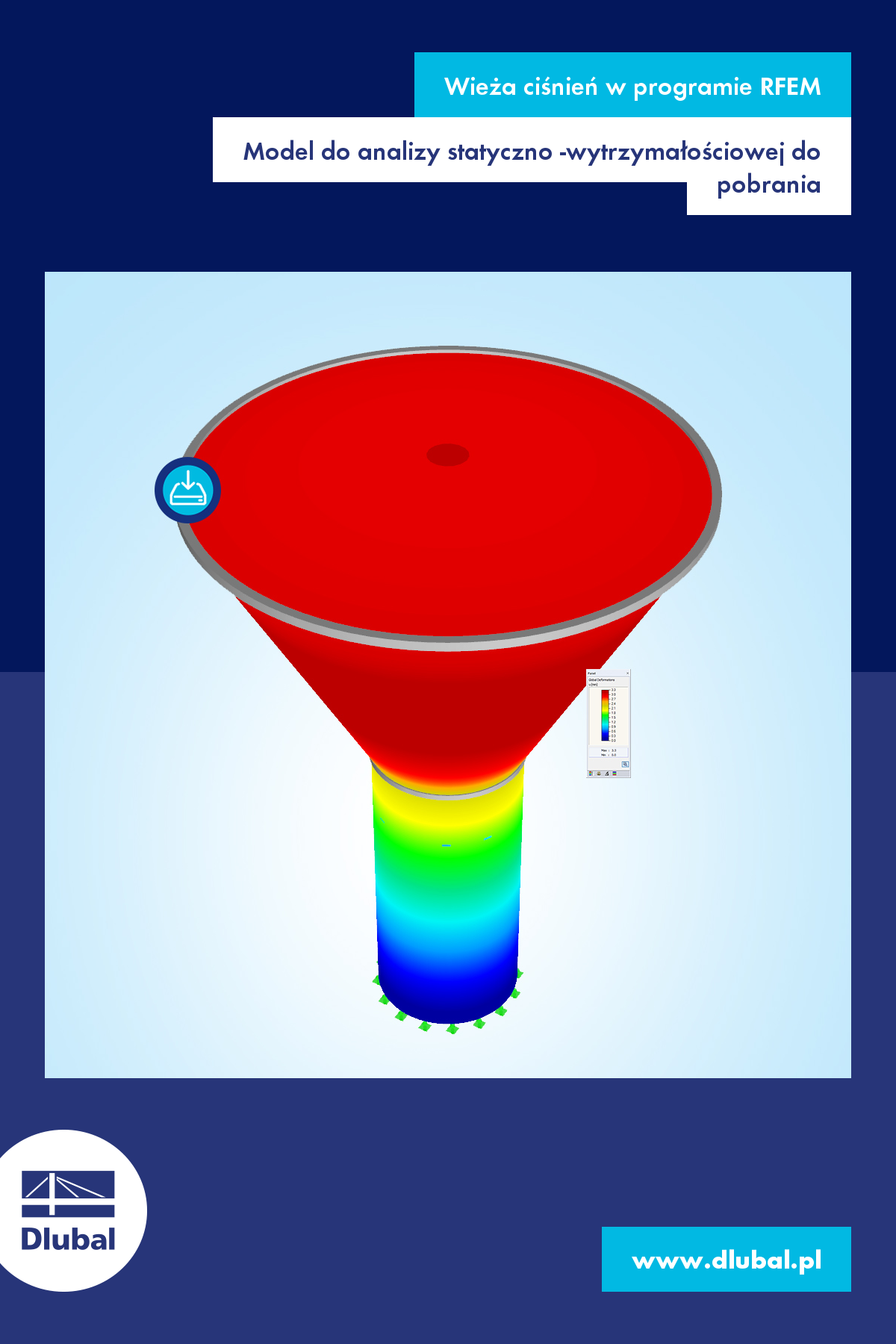 Wieża ciśnień w programie RFEM