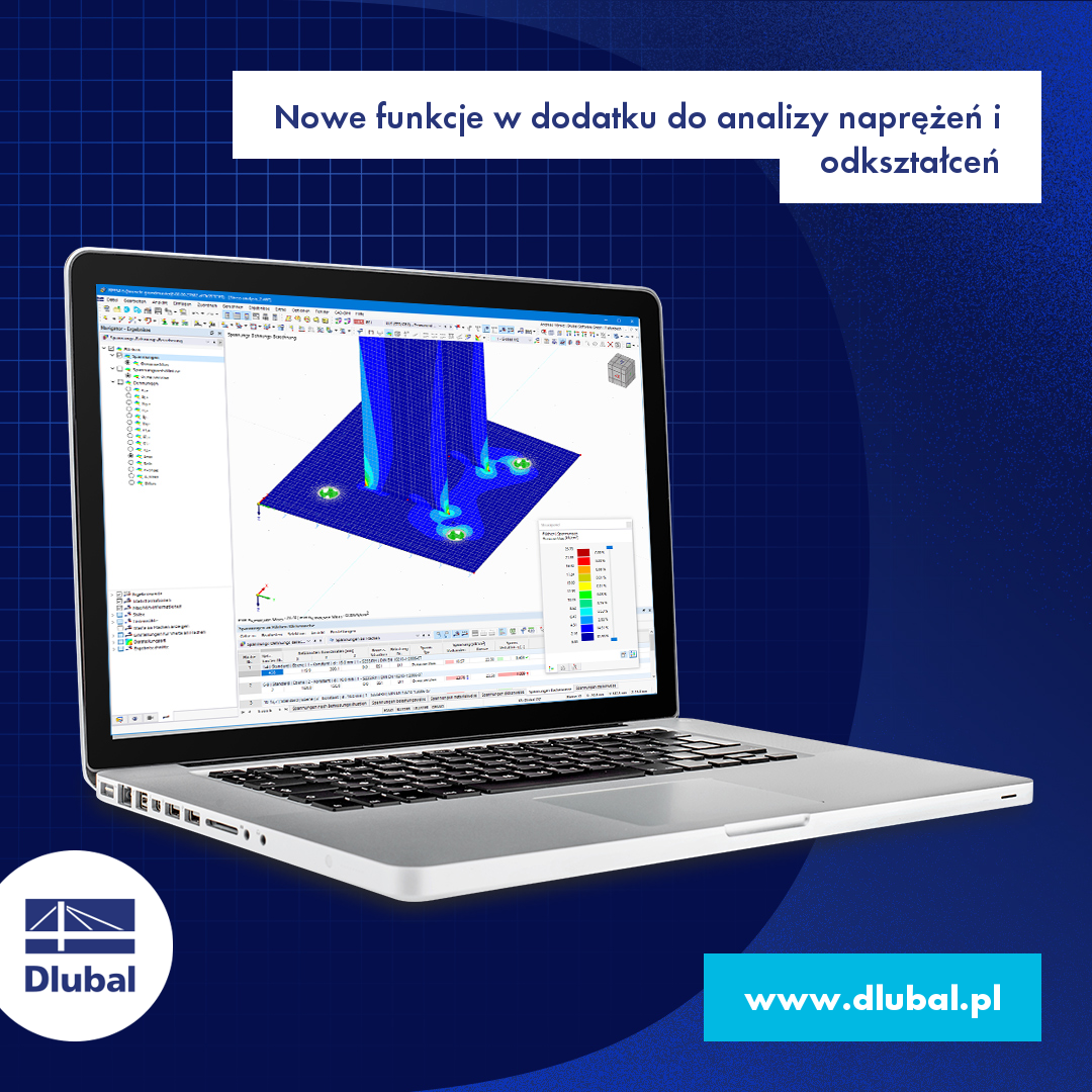Nowe funkcje w dodatku do analizy naprężeń i odkształceń