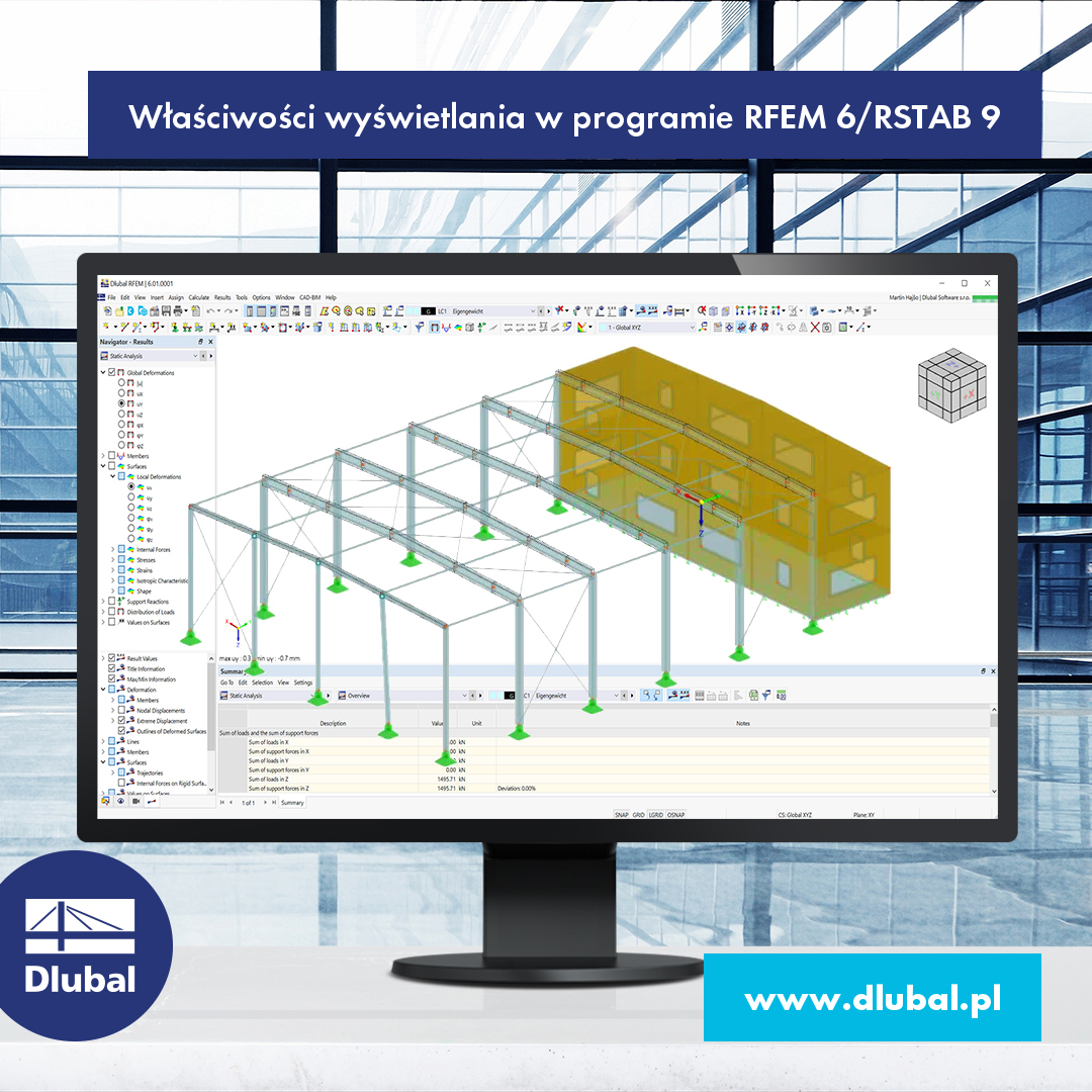 Właściwości wyświetlania w programie RFEM 6/RSTAB 9