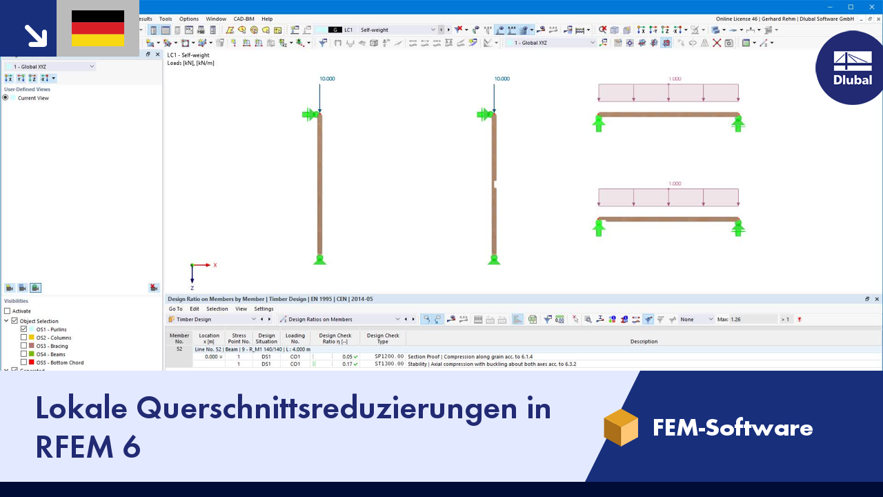 Wideo: Lokalne redukcje przekroju w programie RFEM 6