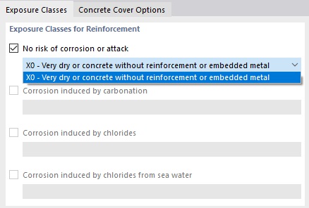 Klasa ekspozycji X0: Brak zagrożenia korozją lub agresją środowiska