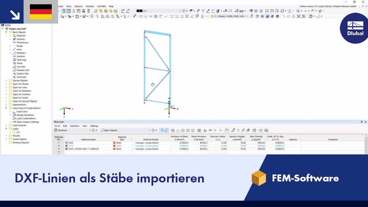 Wideo: Importować linie DXF jako pręty